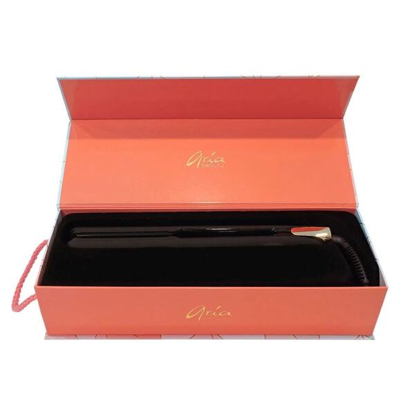 Aria Beauty | Hair | Aria Beauty Inch Black Infrared Straightener Flat ...